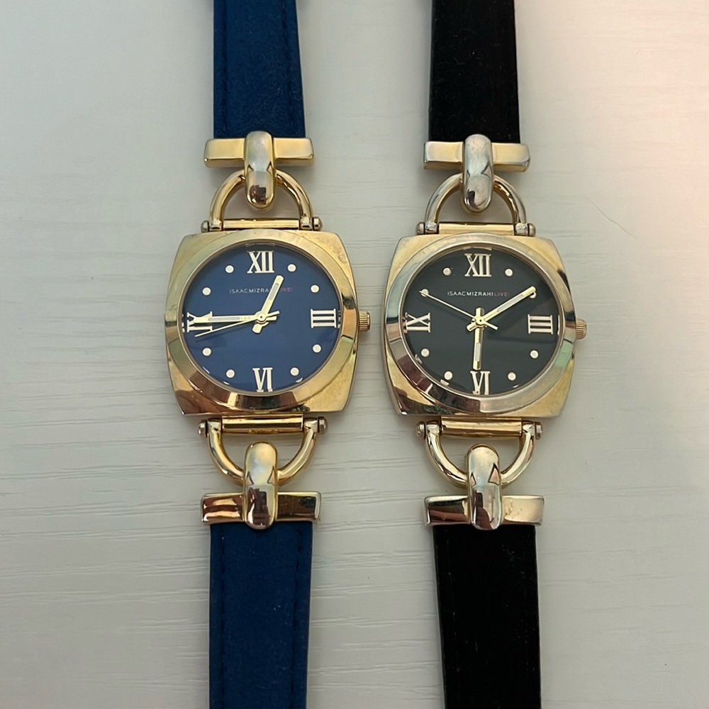 Set of Two Issac Mizrahi watches